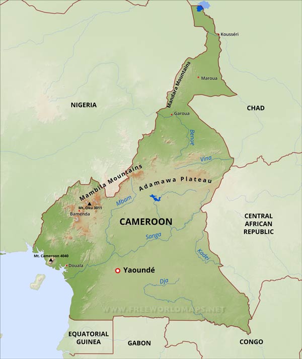 Cameroon Map