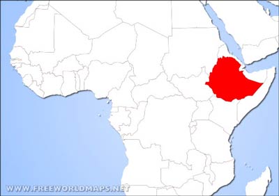 Ethiopia location map