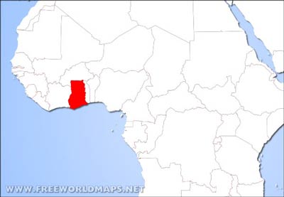 Ghana location map