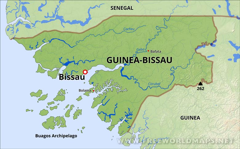 Guinea Bissau Map