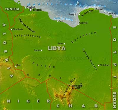Libya geography