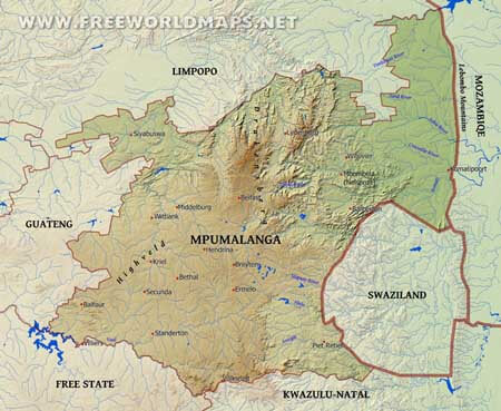 Mpumalanga geography