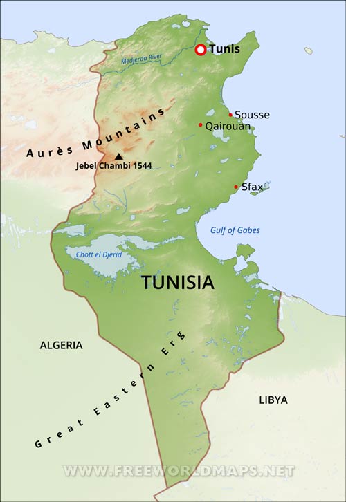 Tunisia Map