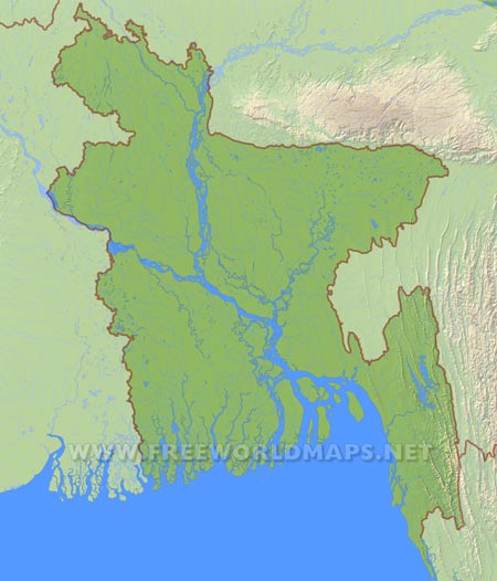 Bangladesh HD map
