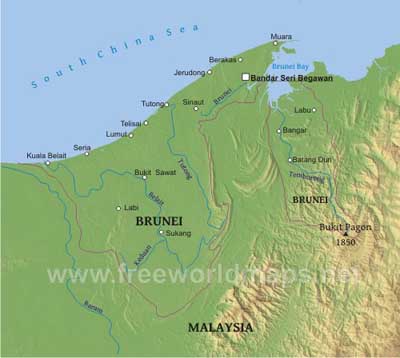 Brunei geography