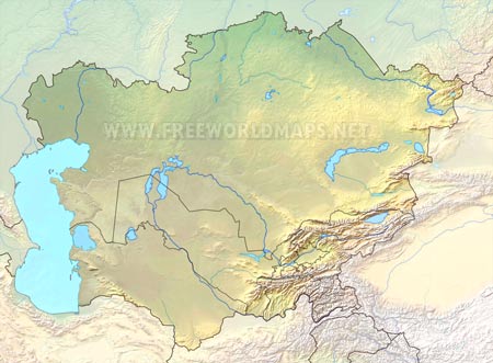 Central Asia HD map
