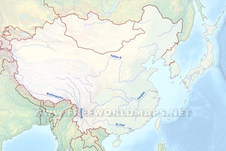 East Asia rivers
