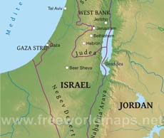Israel geography