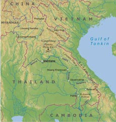 Laos geographical features