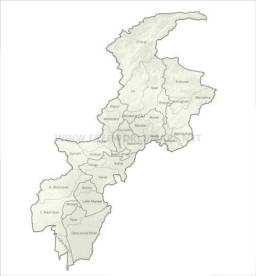 Khyber Pakhtunkhwa districts