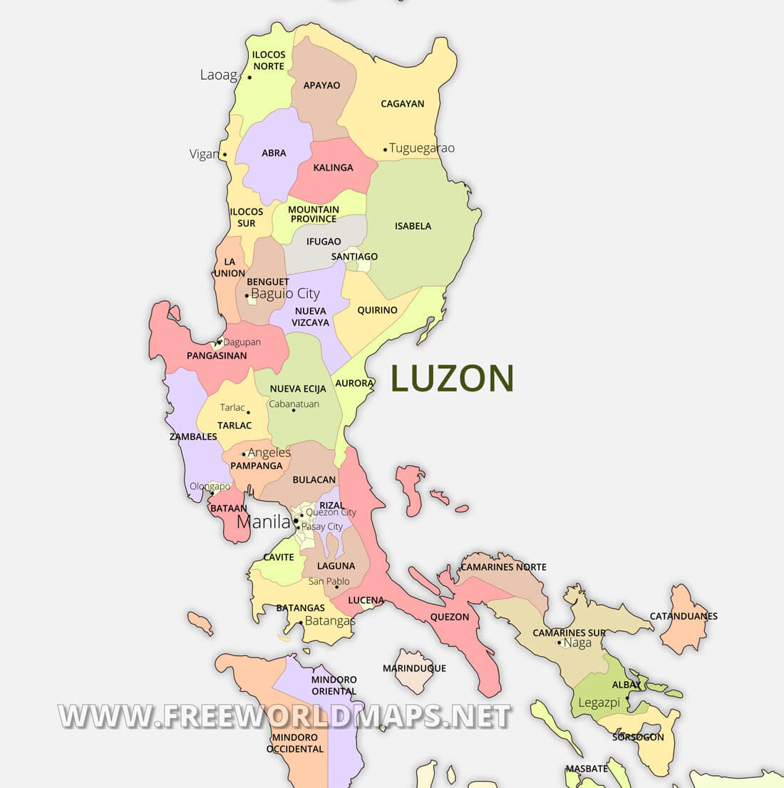 Luzon Maps Philippines