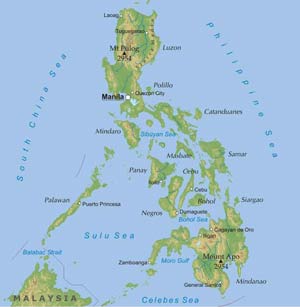 Philippines geographical features