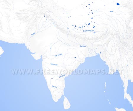 South Asia rivers
