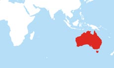 Australia location map