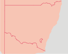 New South Wales blank map