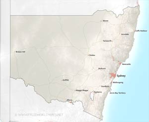 New South Wales cities