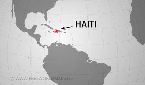 Haiti location map Haiti location map
