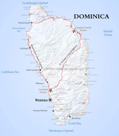 Dominica road network