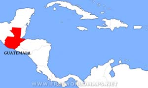 Guatemala location map