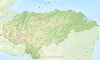Honduras HD map
