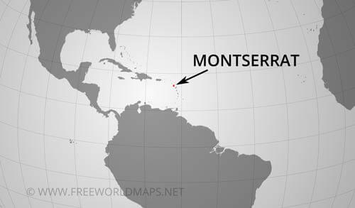 Montserrat location map