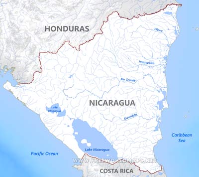 Nicaragua hygrography