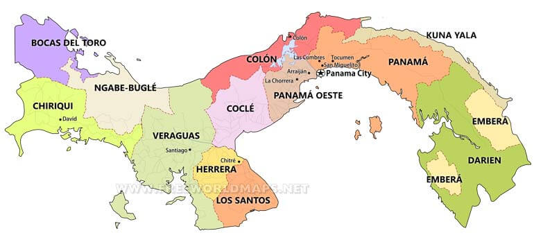 Panama Map