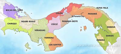 Panama provinces