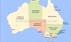 Australia mapa político