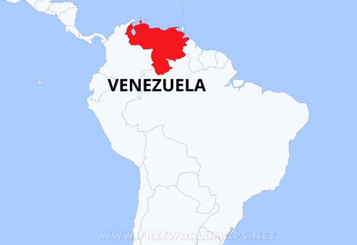 ¿Dónde está Venezuela?