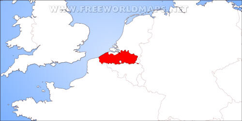Flanders location map