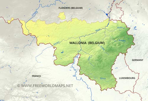 Wallonia rivers