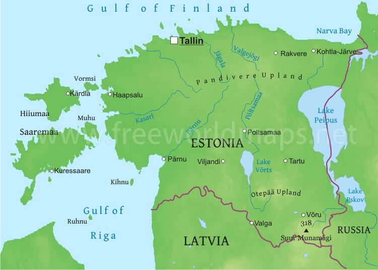 Estonia geography