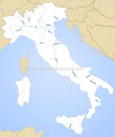 Italy rivers