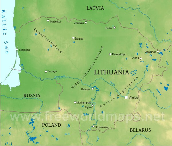 Lithuania geography