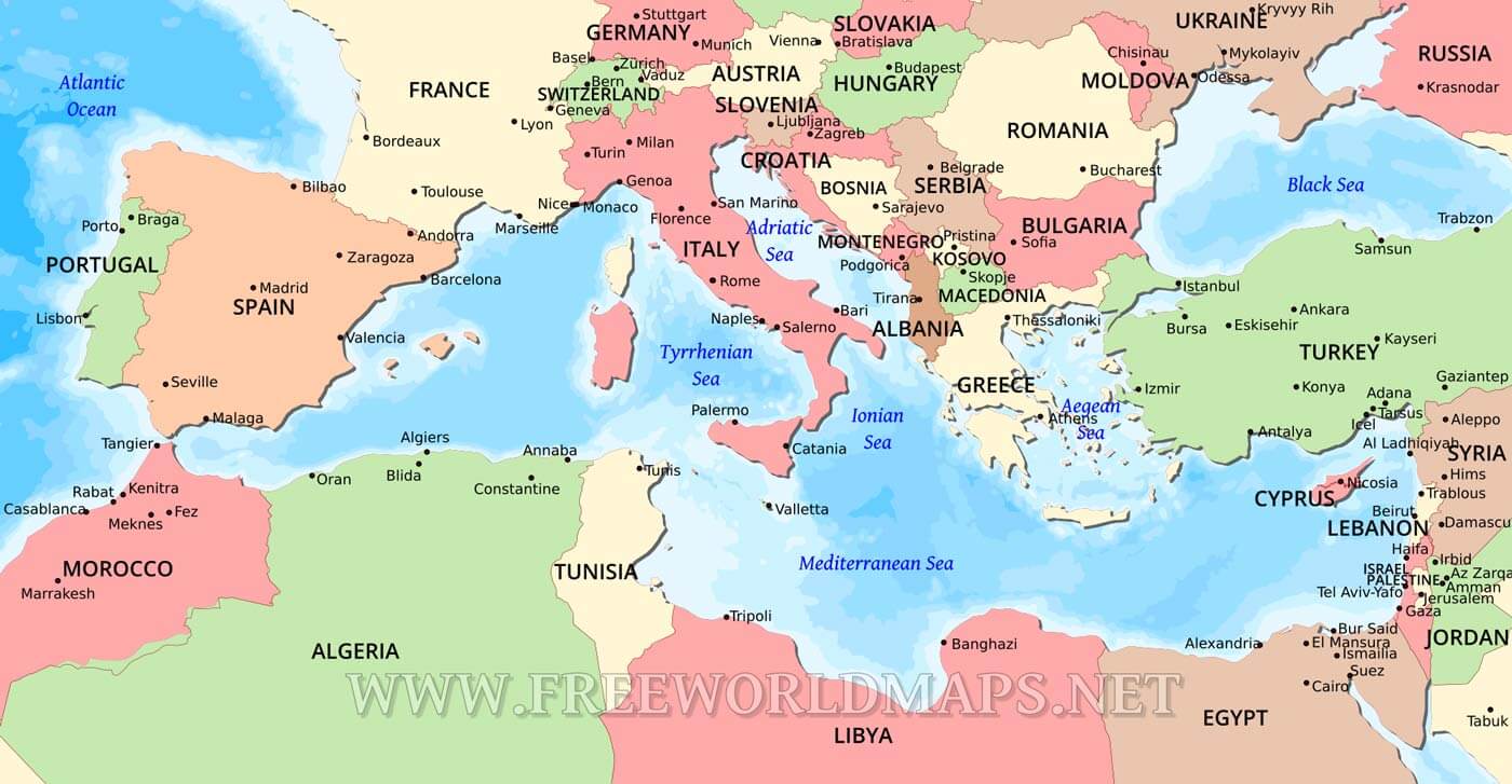 Mediterranean Map