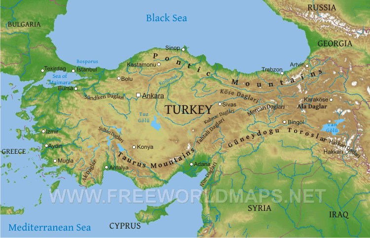Turkey geography