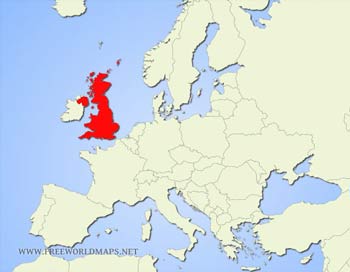 United Kingdom location map