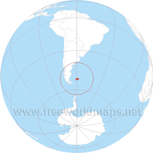 Falkland Islands Location Map