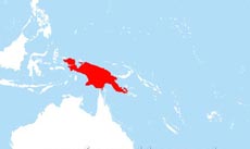 New Guinea Location Map