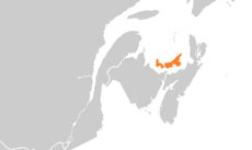 Prince Edward Island location map