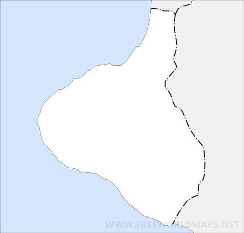Taranaki HD outline map
