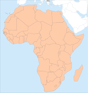 PDF map of Africa