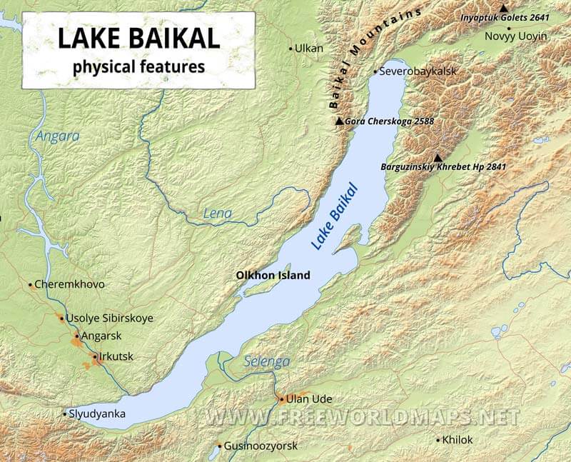 Lake Baikal maps