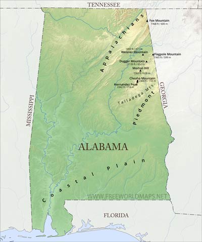 Alabama mountains
