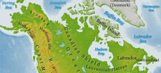 North America map