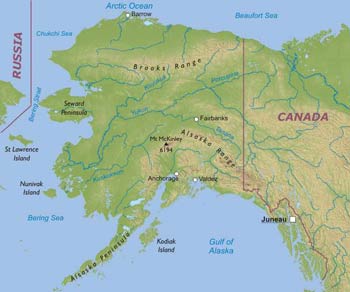 Alaska physical features