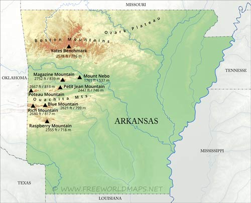 Arkansas mountains