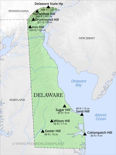 Delaware mountains