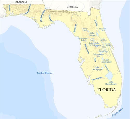 Florida rivers and lakes